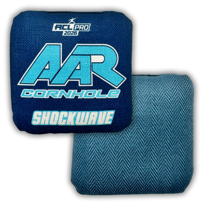 2026 AAR Shockwave Cornhole Bags - Solid Edition - ACL Pro Stamped - SET OF 4