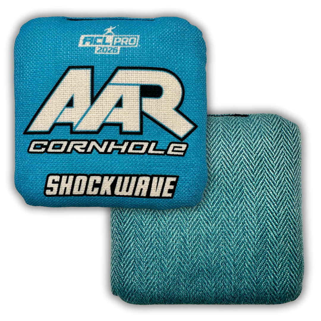 2026 AAR Shockwave Cornhole Bags - Solid Edition - ACL Pro Stamped - SET OF 4