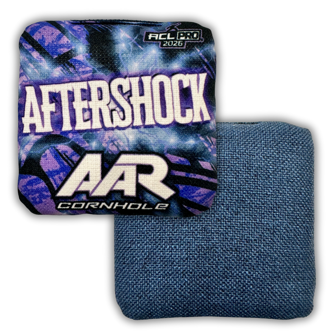 2026 AAR Aftershock Cornhole Bags - Lightning Edition - ACL Pro Stamped - SET OF 4