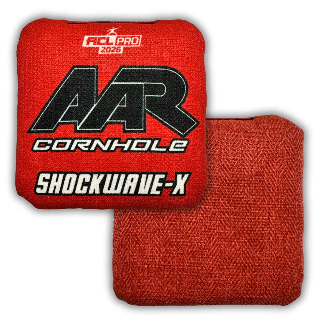 2026 AAR Shockwave-X Cornhole Bags - Solid Edition - ACL Pro Stamped - SET OF 4