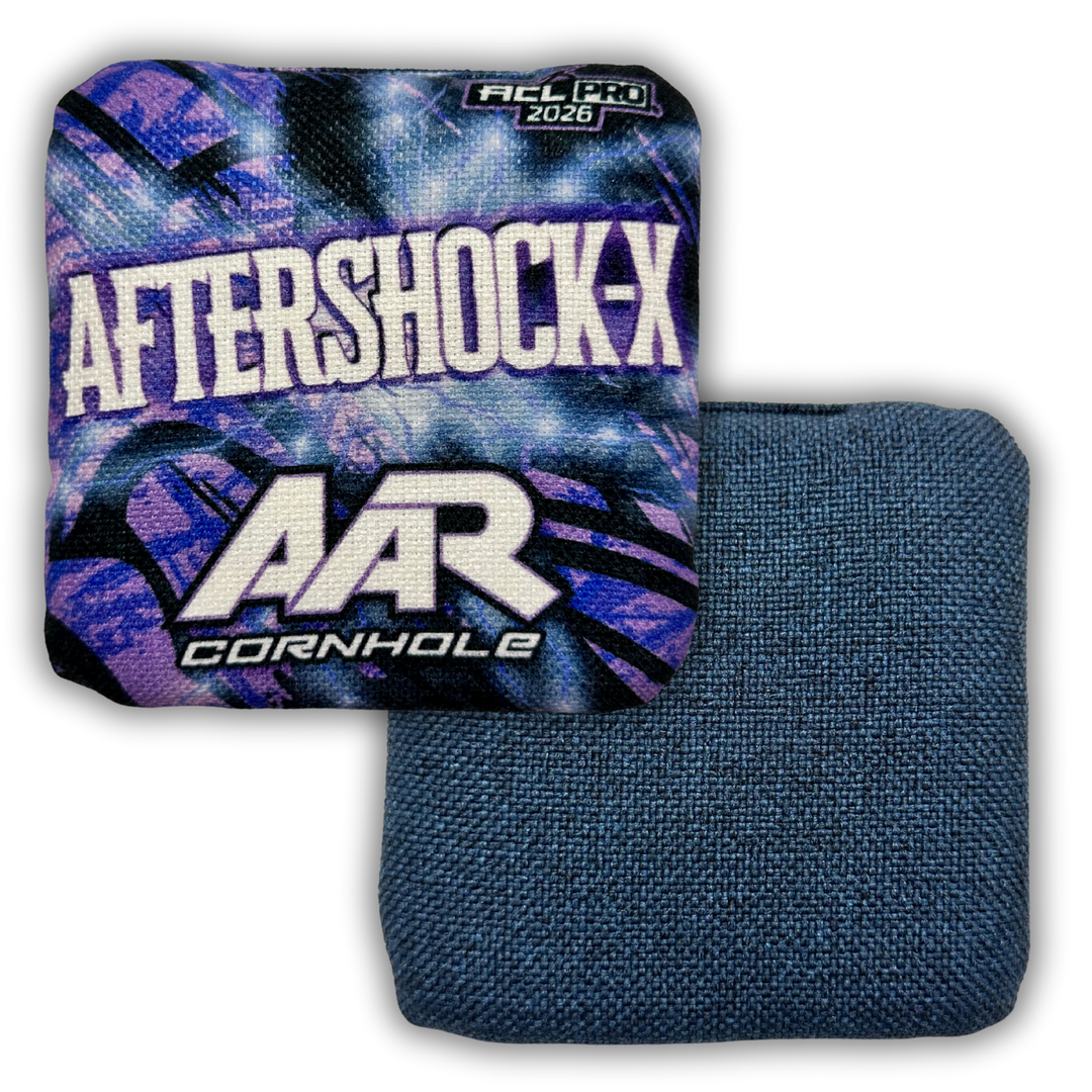 2026 AAR Aftershock-X Cornhole Bags - Lightning Edition - ACL Pro Stamped - SET OF 4