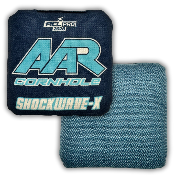 2026 AAR Shockwave-X Cornhole Bags - Solid Edition - ACL Pro Stamped - SET OF 4