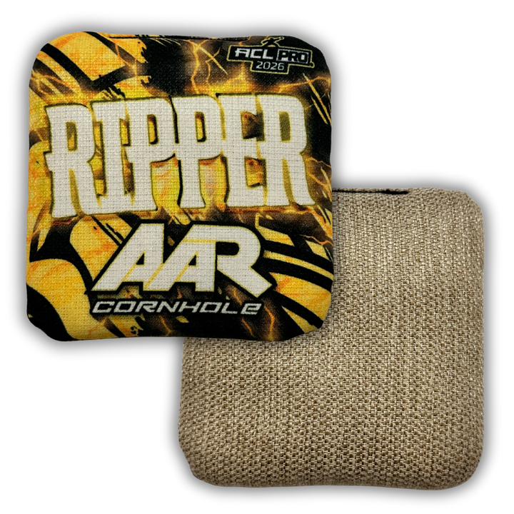 2026 AAR Ripper Cornhole Bags - Lightning Edition - ACL Pro Stamped - SET OF 4