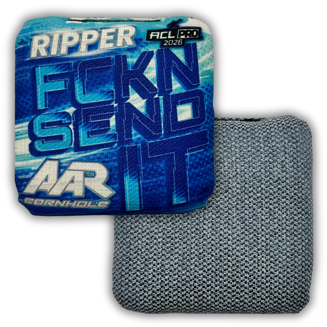 2026 AAR Ripper Cornhole Bags - FCKN SEND IT Edition - ACL Pro Stamped - SET OF 4