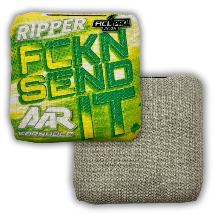 2026 AAR Ripper Cornhole Bags - FCKN SEND IT Edition - ACL Pro Stamped - SET OF 4