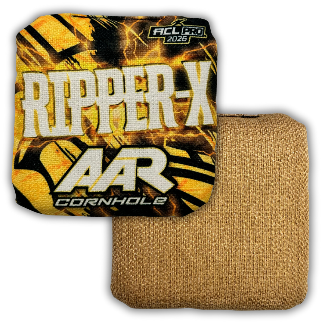 2026 AAR Ripper-X Cornhole Bags - Lightning Edition - ACL Pro Stamped - SET OF 4