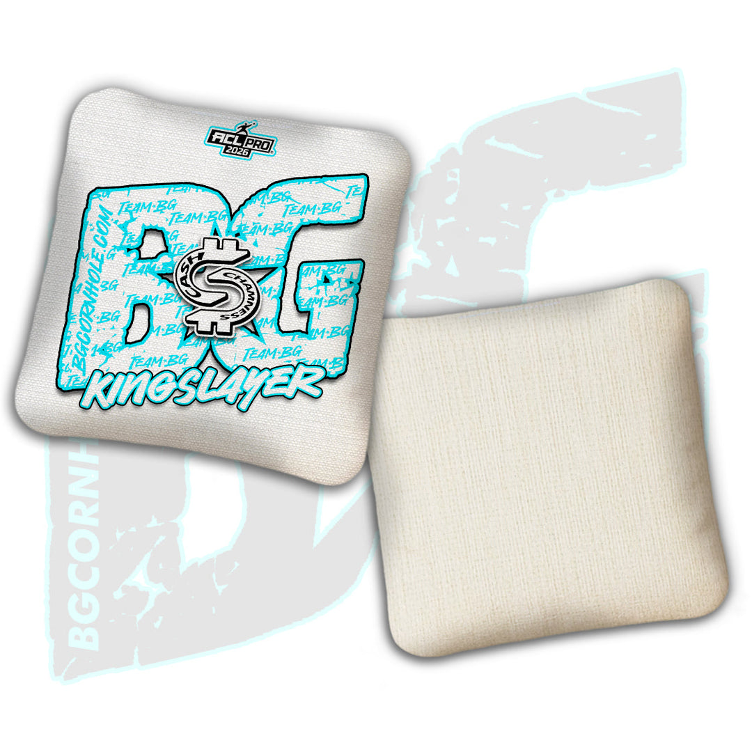 2026 BG Multiple Bag Models - "CA$H Chamness” - ACL Pro Stamped Cornhole Bags - SET OF 4 BAGS