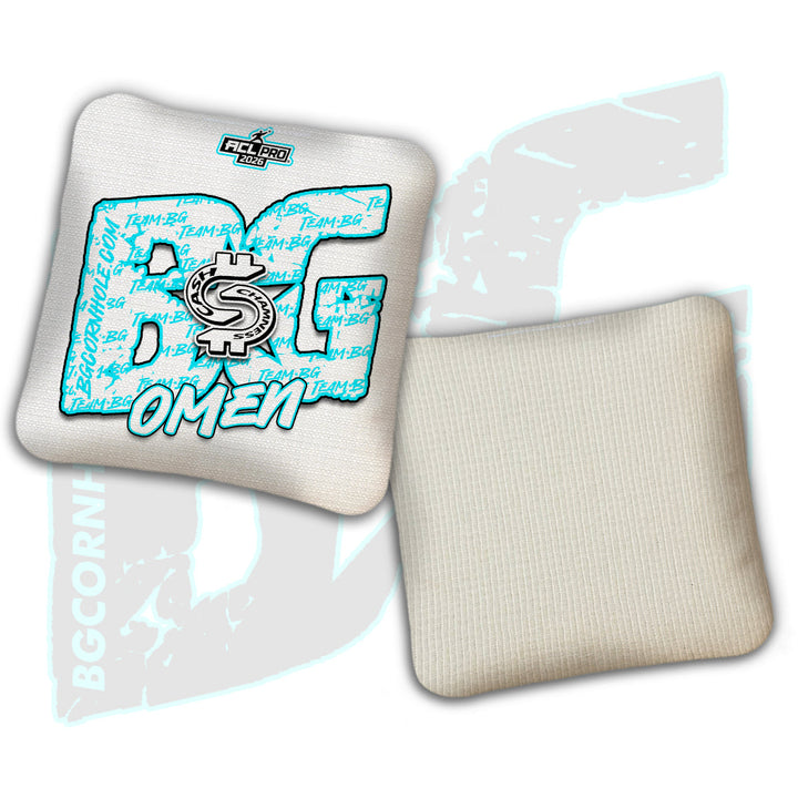 2026 BG Multiple Bag Models - "CA$H Chamness” - ACL Pro Stamped Cornhole Bags - SET OF 4 BAGS