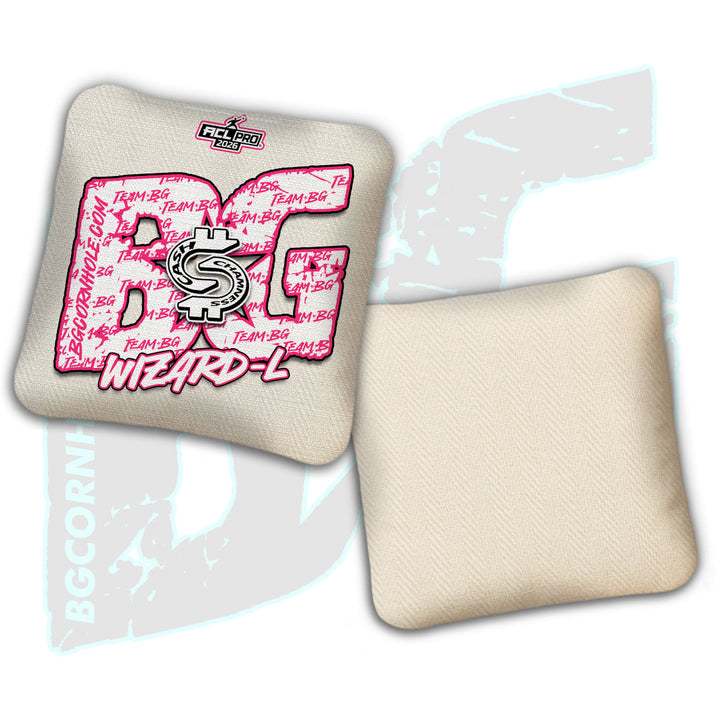 2026 BG Multiple Bag Models - "CA$H Chamness” - ACL Pro Stamped Cornhole Bags - SET OF 4 BAGS
