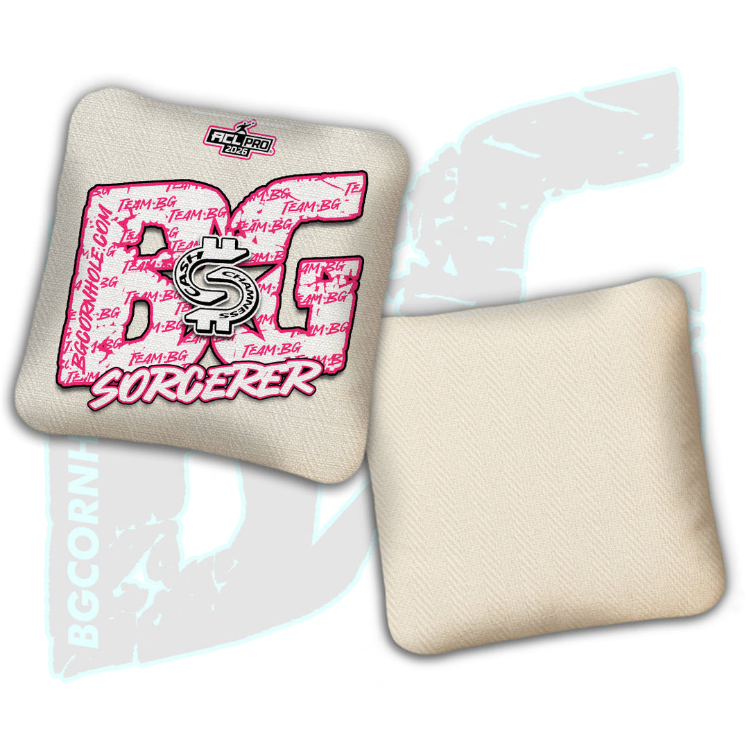 2026 BG Multiple Bag Models - "CA$H Chamness” - ACL Pro Stamped Cornhole Bags - SET OF 4 BAGS