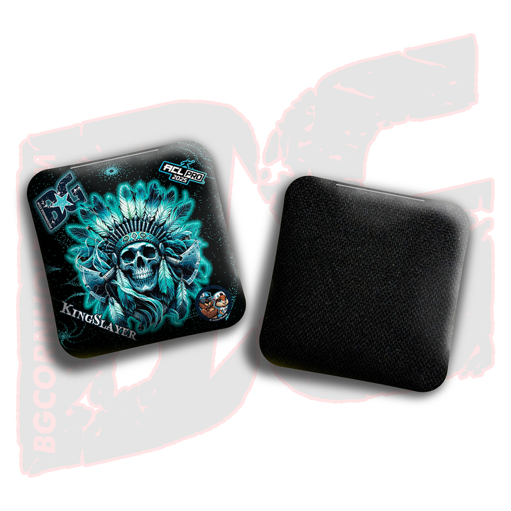 2026 Multiple Bag Models  "Ghost Chief” Collab - ACL Pro Stamped Cornhole Bags - SET OF 4 BAGS