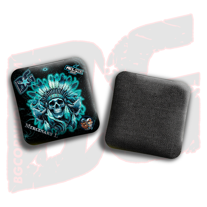 2026 Multiple Bag Models  "Ghost Chief” Collab - ACL Pro Stamped Cornhole Bags - SET OF 4 BAGS