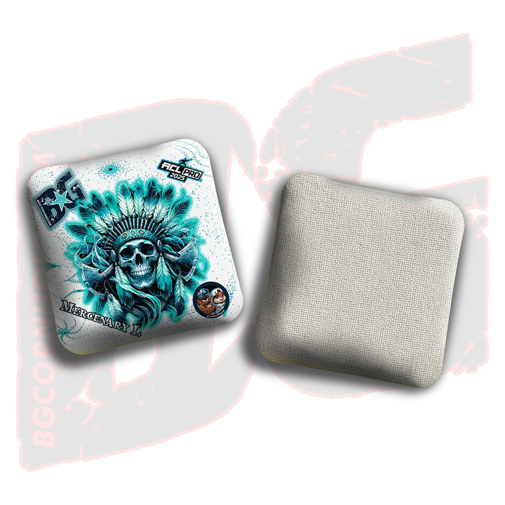 2026 Multiple Bag Models  "Ghost Chief” Collab - ACL Pro Stamped Cornhole Bags - SET OF 4 BAGS