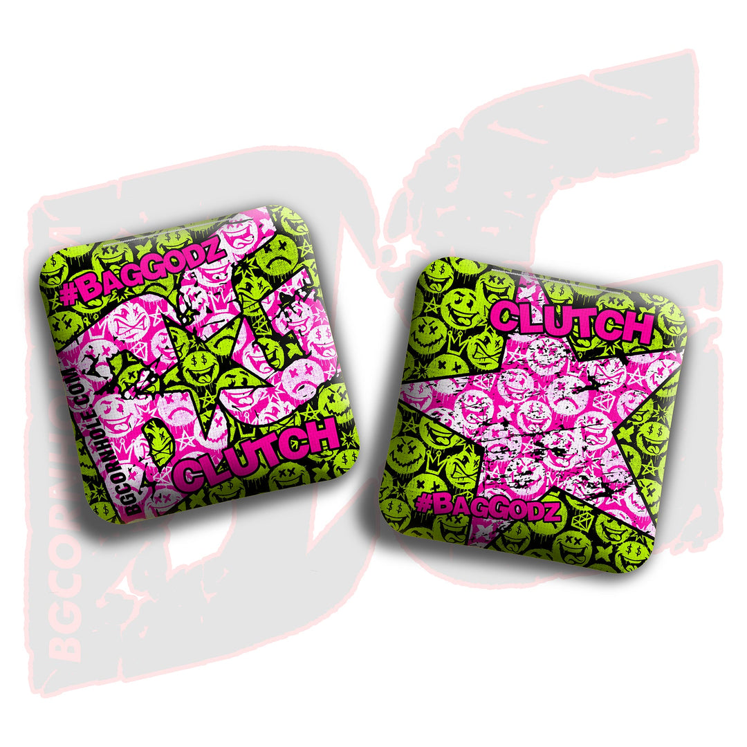 2026 BG Clutch  - "Clutch Says Cheese” - Non Stamped Cornhole Bags - SET OF 4 bags