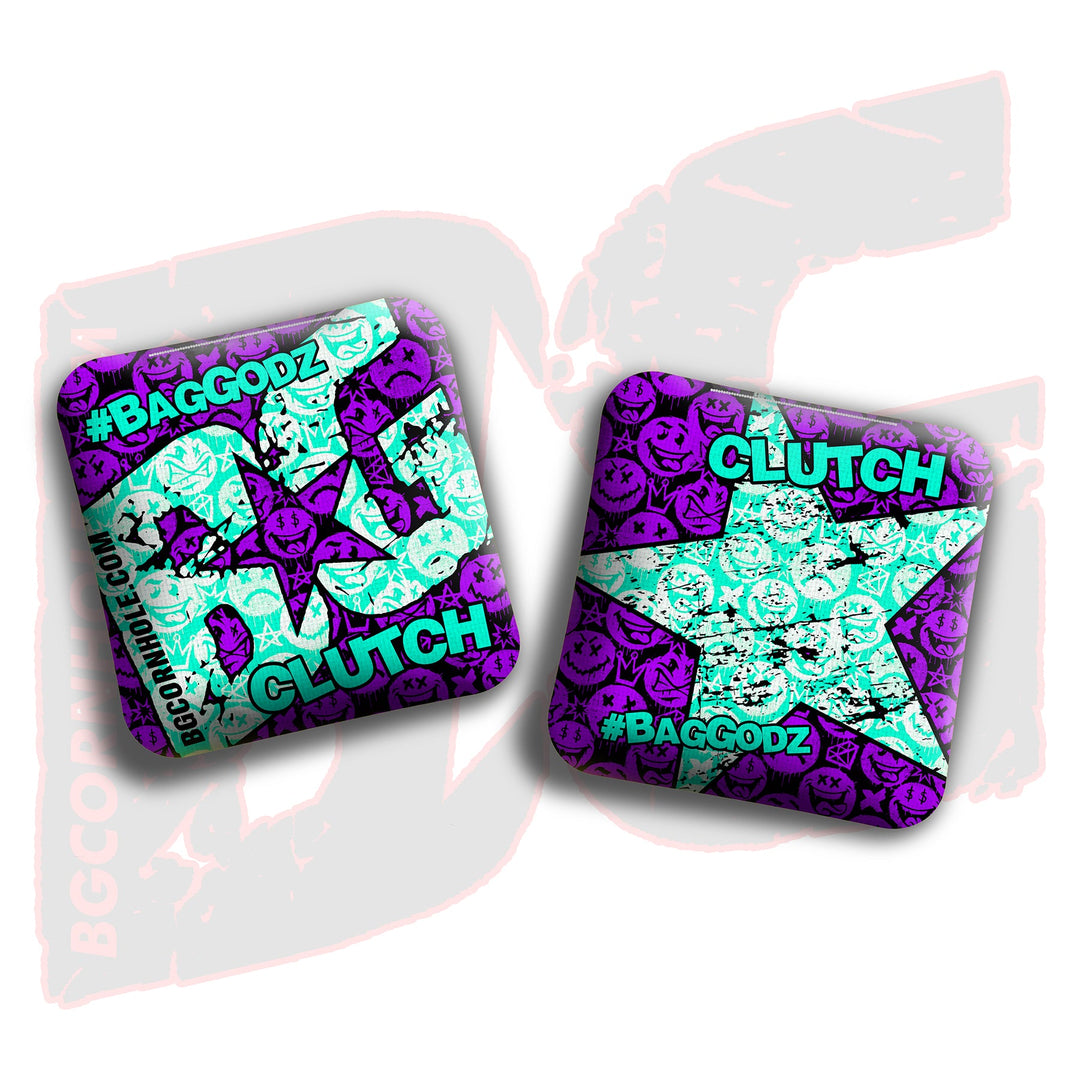 2026 BG Clutch  - "Clutch Says Cheese” - Non Stamped Cornhole Bags - SET OF 4 bags