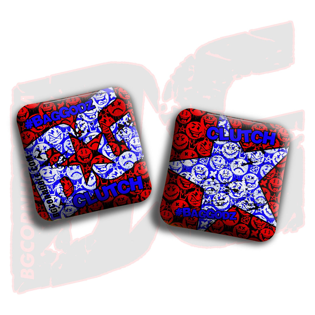 2026 BG Clutch  - "Clutch Says Cheese” - Non Stamped Cornhole Bags - SET OF 4 bags