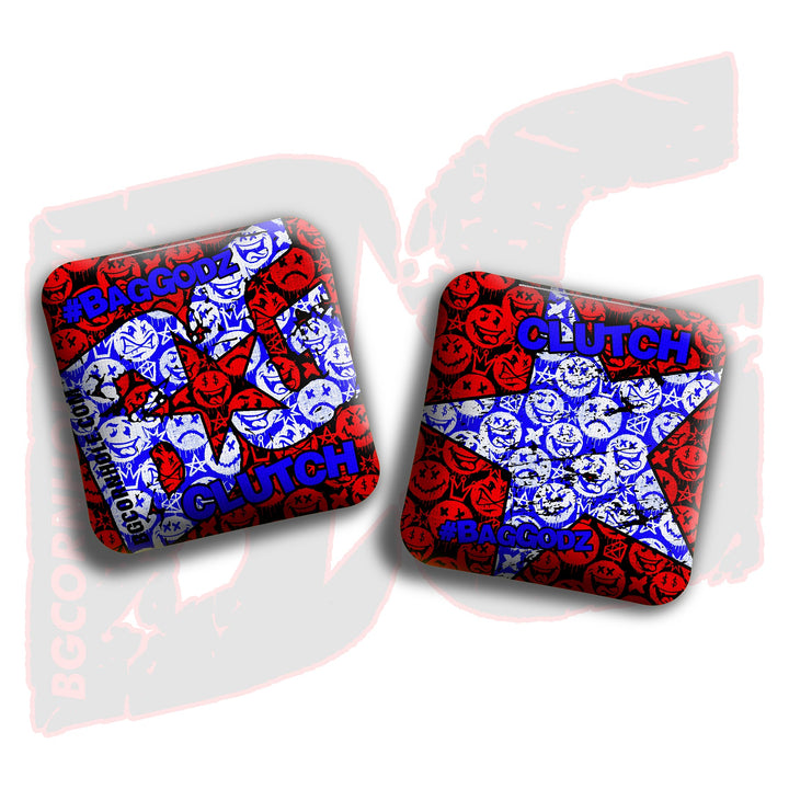 2026 BG Clutch  - "Clutch Says Cheese” - Non Stamped Cornhole Bags - SET OF 4 bags