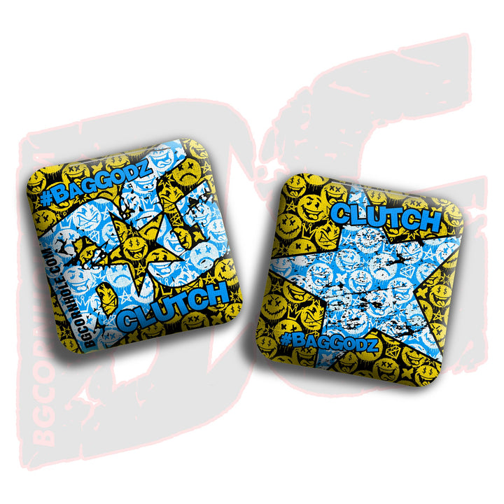 2026 BG Clutch  - "Clutch Says Cheese” - Non Stamped Cornhole Bags - SET OF 4 bags