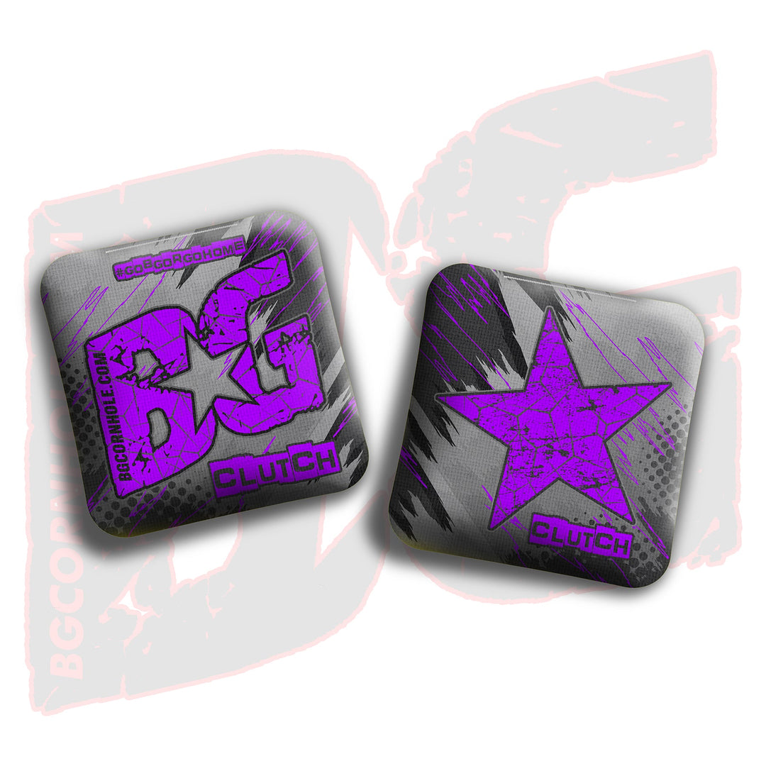 2026 BG Clutch  - "Shockwave” - Non Stamped Cornhole Bags - SET OF 4 bags