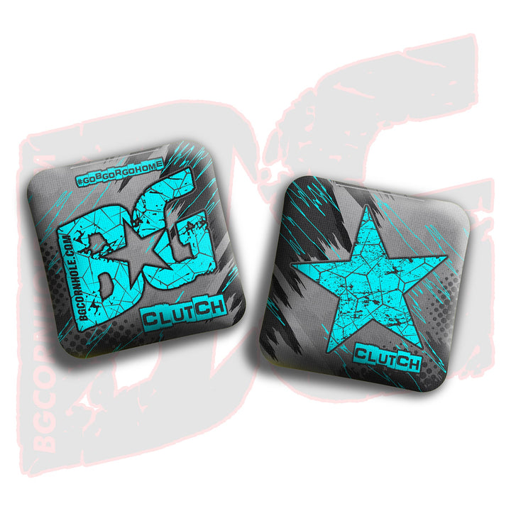 2026 BG Clutch  - "Shockwave” - Non Stamped Cornhole Bags - SET OF 4 bags