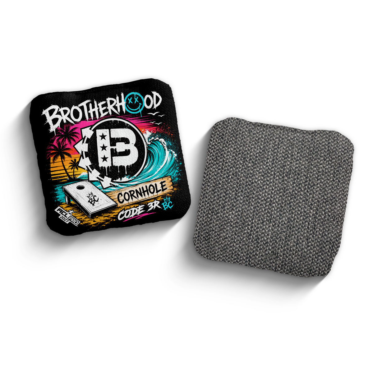 2027 Brotherhood Cornhole Code 3 Beach Punk Edition ACL Pro Stamped Cornhole Bags