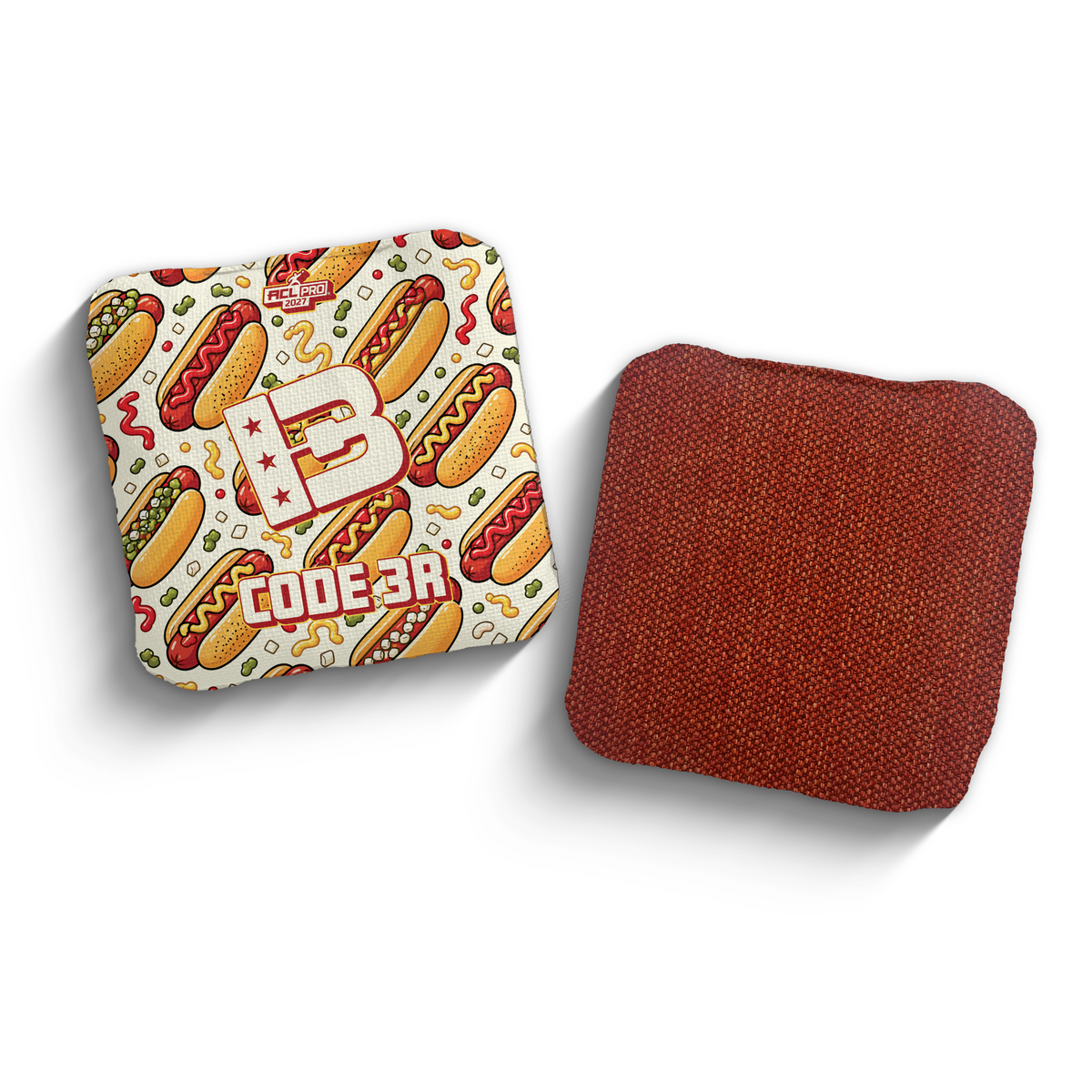 2027 Brotherhood Cornhole Code 3 "The Glizzy" Edition ACL Pro Stamped Cornhole Bags