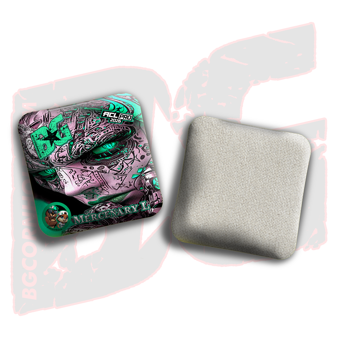 2026 Multiple Bag Models  "Oracle” Collab - ACL Pro Stamped Cornhole Bags - SET OF 4 BAGS