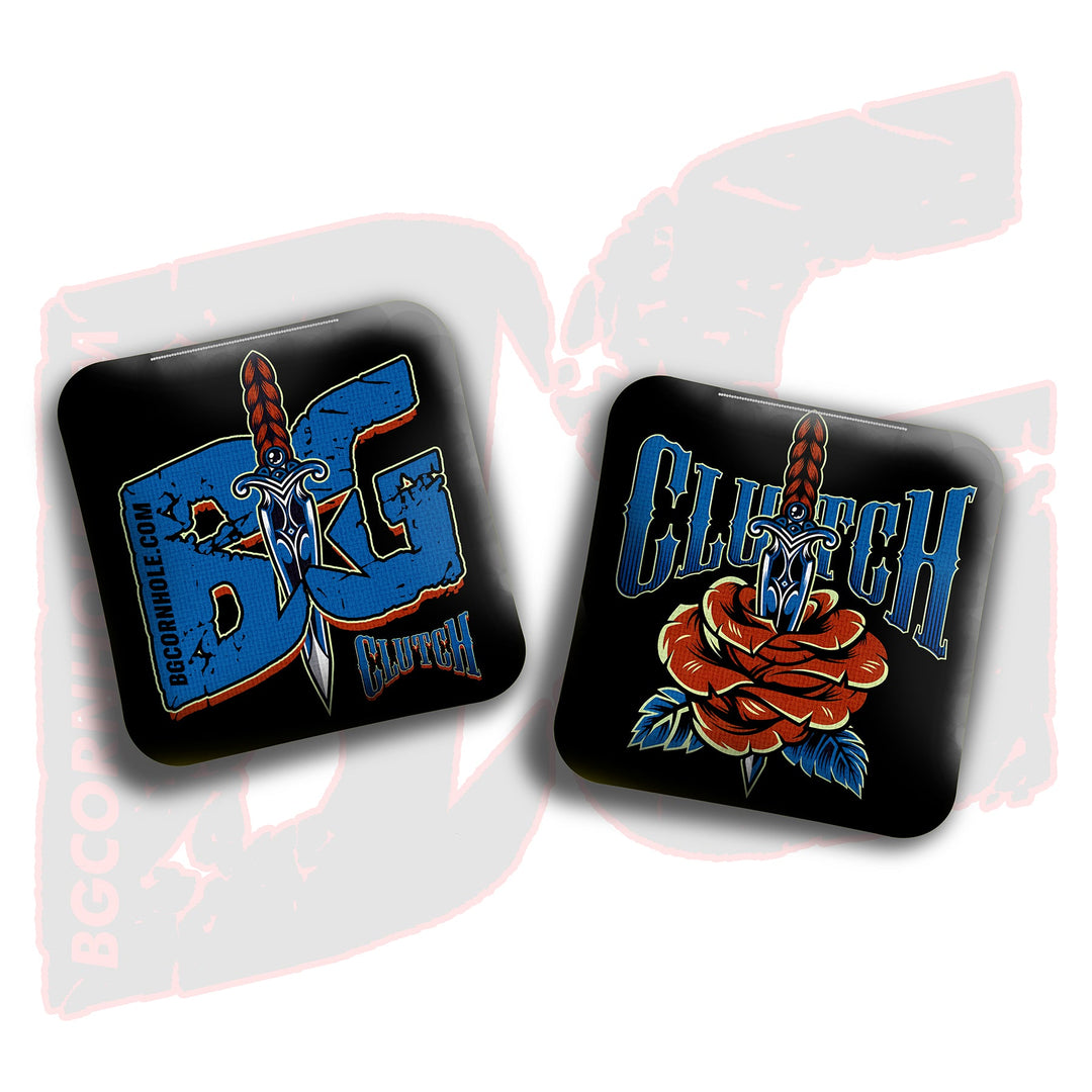 2026 BG Clutch  - “Dagger” - Non Stamped Cornhole Bags - SET OF 4 bags