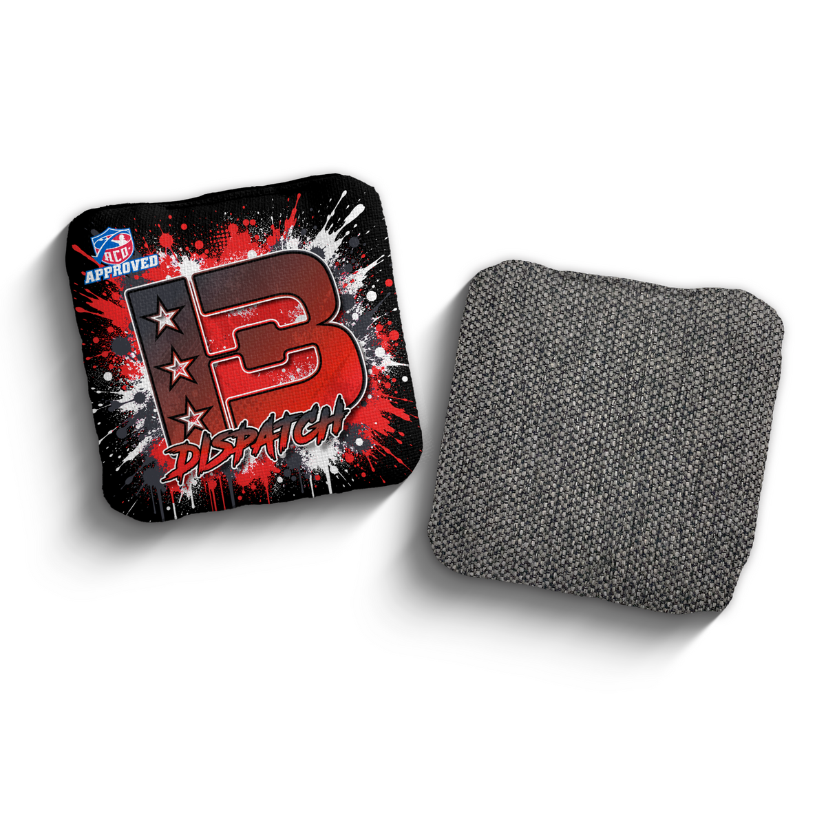 2027 Brotherhood Cornhole Dispatch Splatter Edition ACO Stamped Cornhole Bags