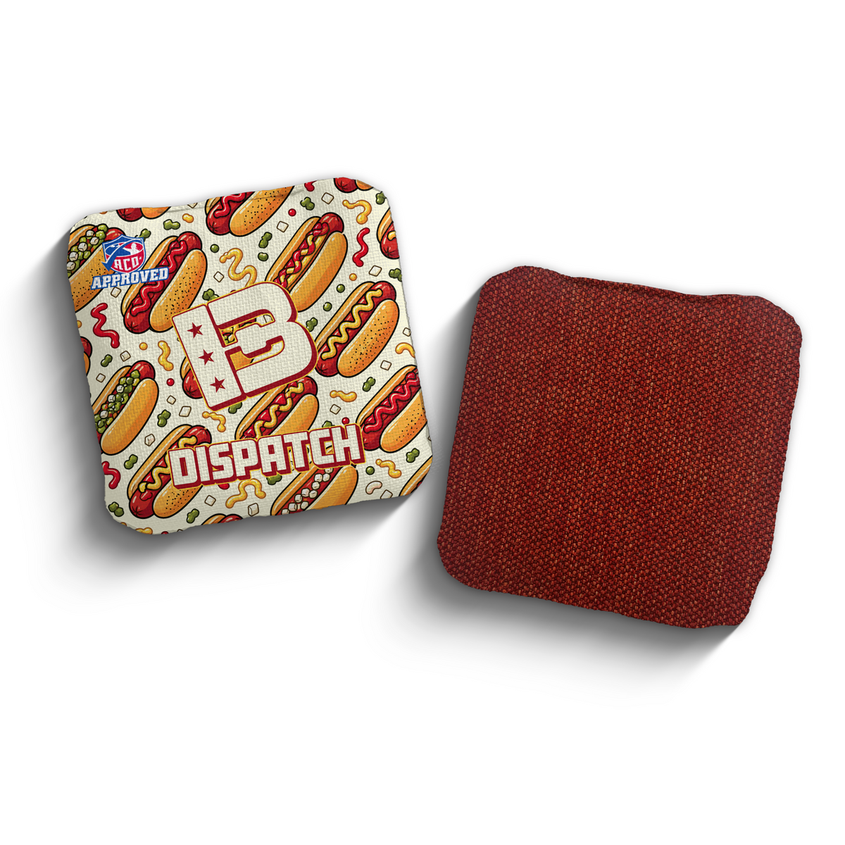2027 Brotherhood Cornhole Dispatch The Glizzy Edition ACO Stamped Cornhole Bags