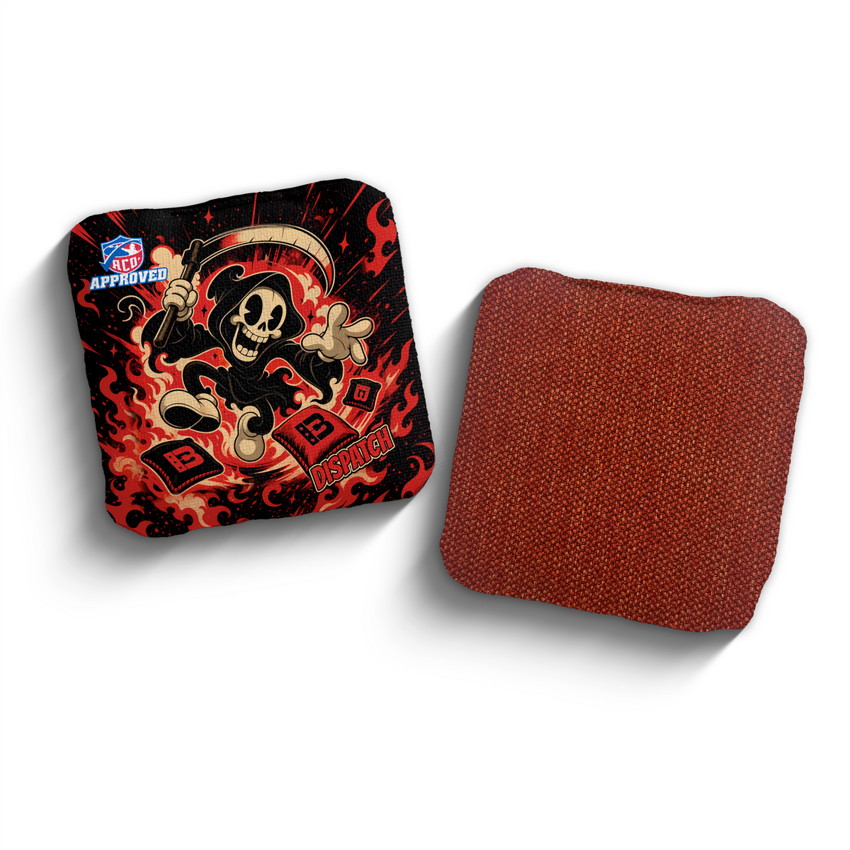 2027 Brotherhood Cornhole Dispatch Reaper Parade Edition ACO Stamped Cornhole Bags