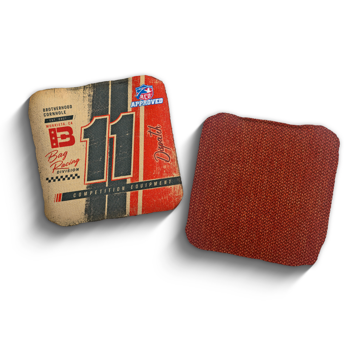 2027 Brotherhood Cornhole Dispatch Pole Position Edition ACO Stamped Cornhole Bags