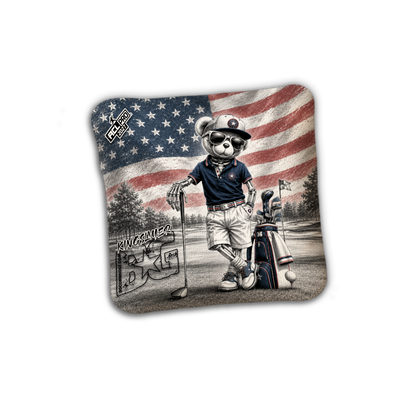 2027 BG Multiple Bag Models "FAIRWAY FREEDOM" - ACL Pro Stamped Cornhole Bags - SET OF 4 BAGS