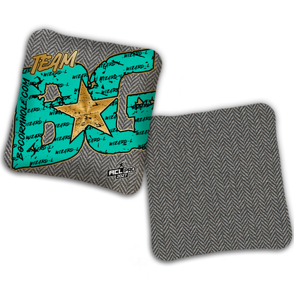 2027 BG Wizard L "Big BG Colormatch" - ACL Pro Stamped Cornhole Bags - SET OF 4 BAGS