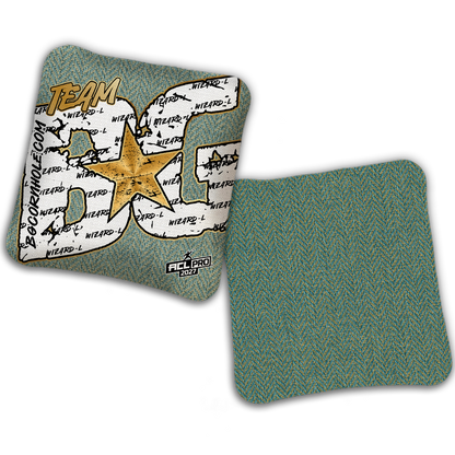 2027 BG Wizard L "Big BG Colormatch" - ACL Pro Stamped Cornhole Bags - SET OF 4 BAGS
