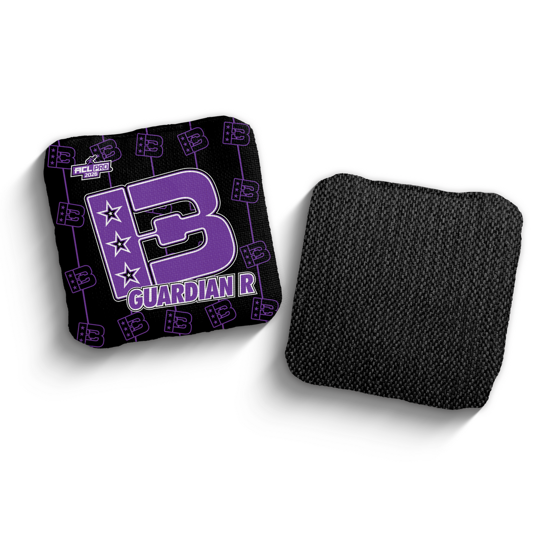 2026 Brotherhood Cornhole Guardian TV Approved Dark Colored ACL Pro Stamped Cornhole Bags