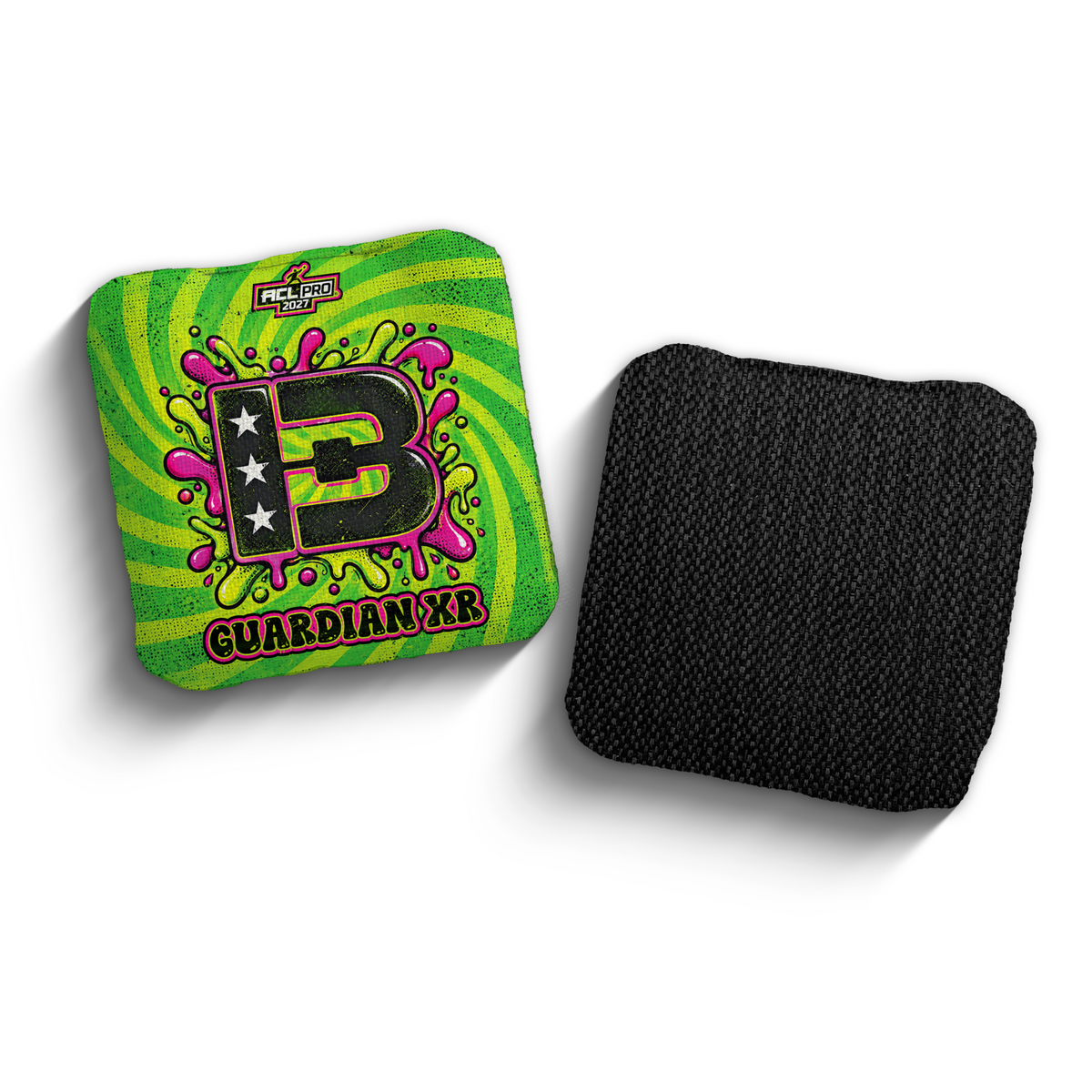 2027 Brotherhood Cornhole Guardian X Acid Slime Edition ACL Pro Stamped Cornhole Bags