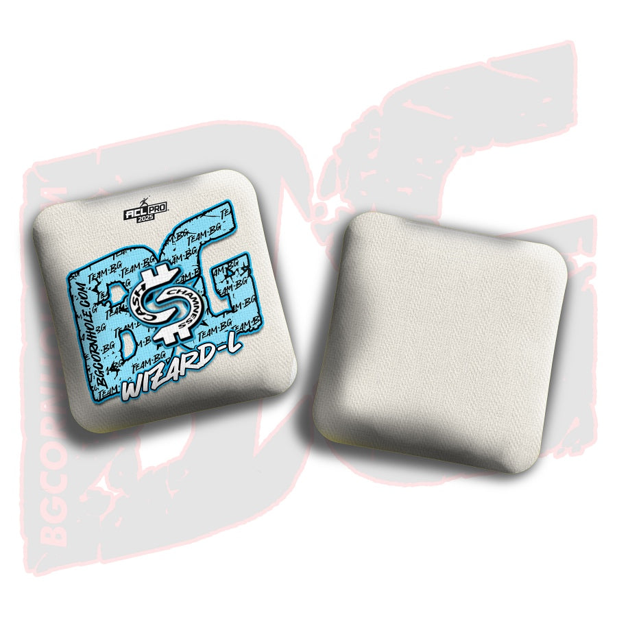 2026 BG Multiple Bag Models - “CA$H CHAMNESS” - ACL Pro Stamped Cornhole Bags - SET OF 4 BAGS