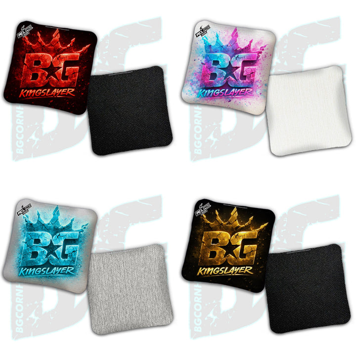 2026 BG Kingslayer "Shattered Crown" - ACL Pro Stamped Cornhole Bags - SET OF 4 BAGS