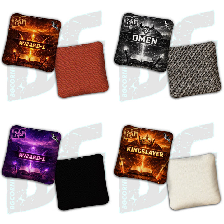 2026 BG Multiple Bag Models "Legend" - ACL Pro Stamped Cornhole Bags - SET OF 4 BAGS