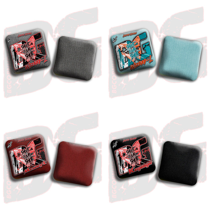 2026 Multiple Bag Models "Shoot Your Shot” Collab - ACL Pro Stamped Cornhole Bags - SET OF 4 BAGS