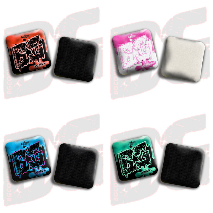 2026 BG Wizard L "Drip" - ACL Pro Stamped Cornhole Bags - SET OF 4 BAGS