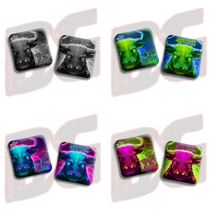 2026 BG Comp Samurai - "Charge" - ACL Comp Stamped Cornhole Bags - SET OF 4 BAGS