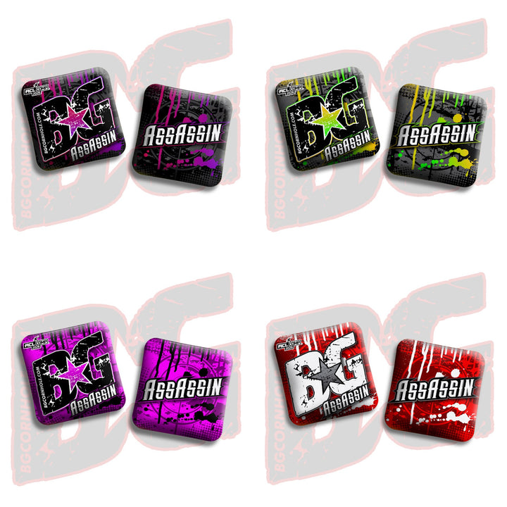 2026 BG Comp Assassin - "Blast" - ACL Comp Stamped Cornhole Bags - SET OF 4 BAGS