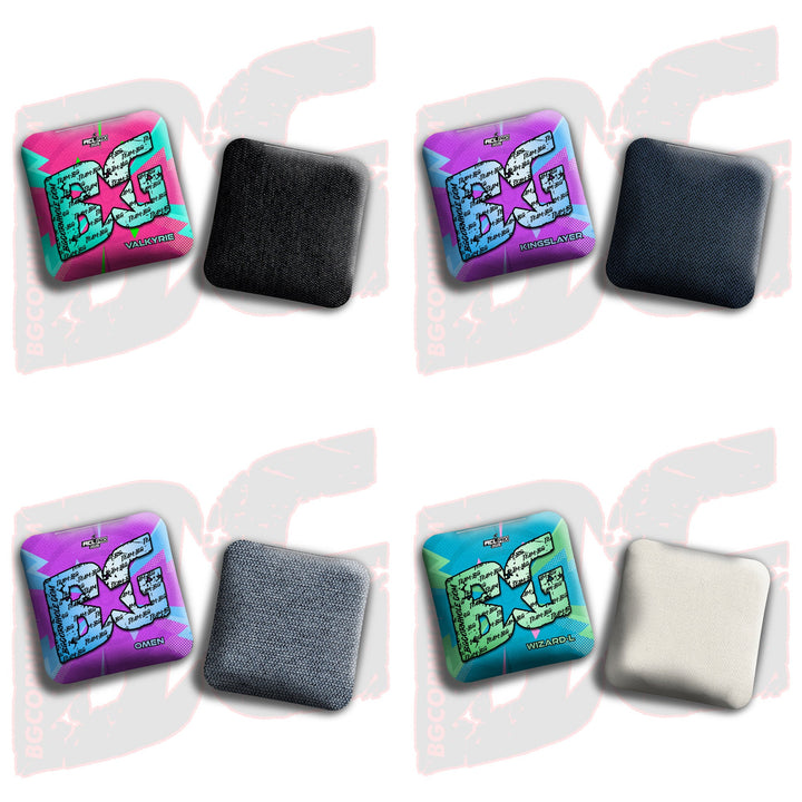 2026 BG Multiple Bag Models "Retro Strike" - ACL Pro Stamped Cornhole Bags - SET OF 4 BAGS