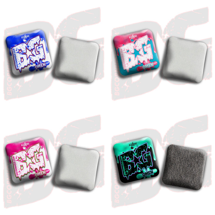 2026 BG Omen "Drip" - ACL Pro Stamped Cornhole Bags - SET OF 4 BAGS