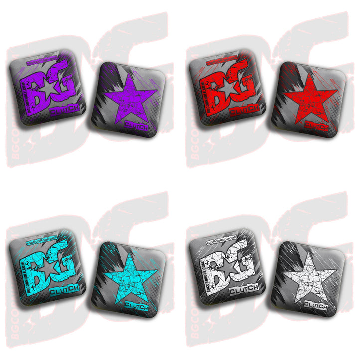 2026 BG Clutch  - "Shockwave” - Non Stamped Cornhole Bags - SET OF 4 bags