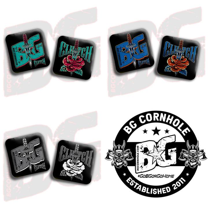 2026 BG Clutch  - “Dagger” - Non Stamped Cornhole Bags - SET OF 4 bags
