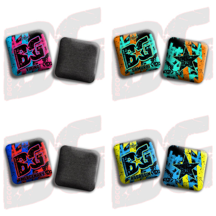 2026 BG Multiple Bag Models - "Bolt" - ACL Comp Stamped Cornhole Bags - SET OF 4 BAGS
