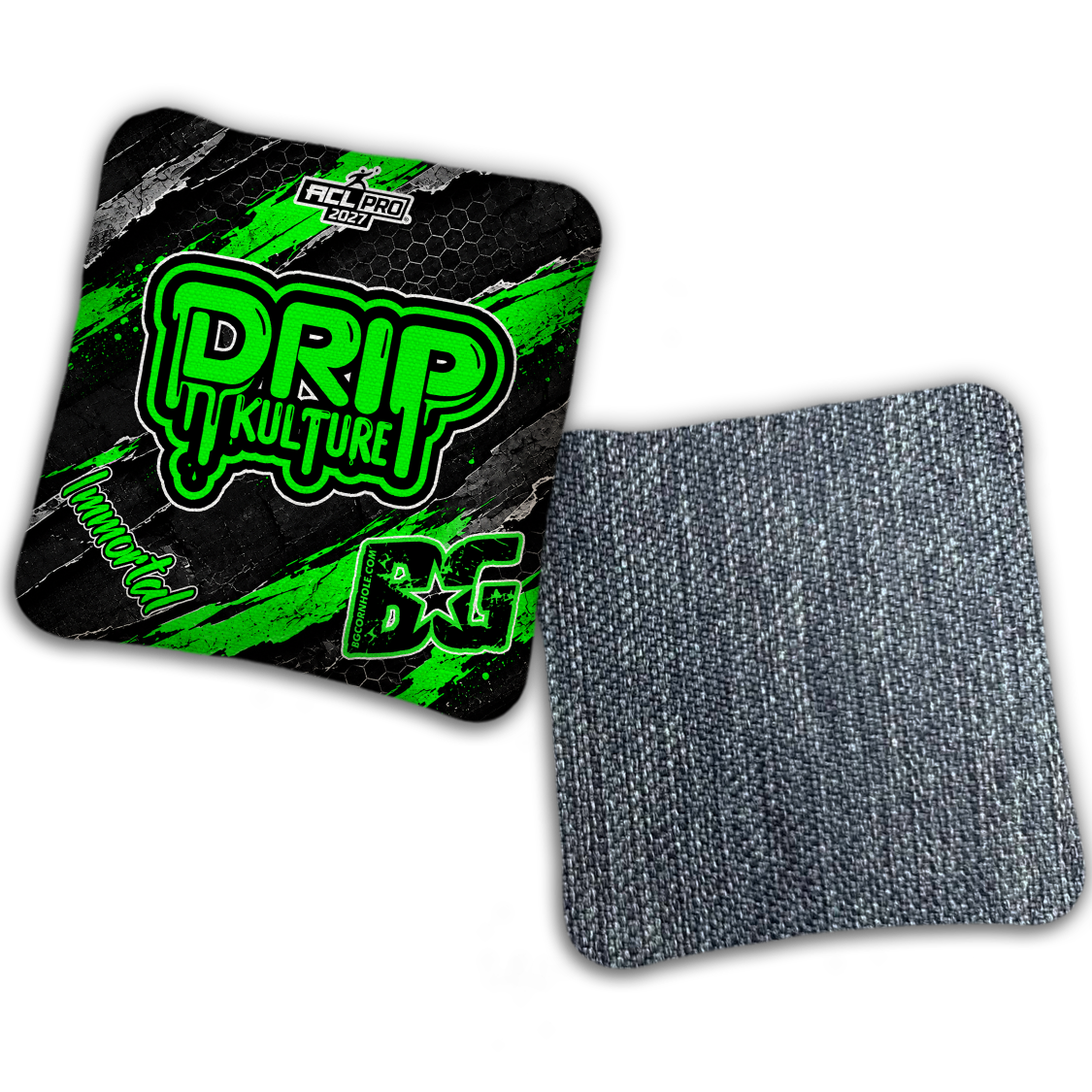 2027 Multiple Bag Models - DK x BG "OVERRIDE" - ACL Pro Stamped Cornhole Bags - Set of 4 Bags